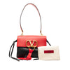Valentino Small Colorblock Calfskin Vring Shoulder Bag Secondhand