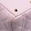 Secondhand Dior Medium Pearlescent Lambskin Cannage Lady Dior