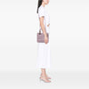 Secondhand Dior Medium Pearlescent Lambskin Cannage Lady Dior
