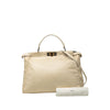 Fendi Large Leather Peekaboo Iconic Satchel Secondhand