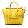 Celine Micro Leather Luggage Tote Secondhand
