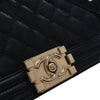 Chanel Old Medium Quilted Caviar Boy Flap Secondhand