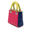 Dior Mini Tricolor Lambskin Cannage Lady Dior Secondhand