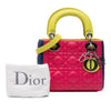 Dior Mini Tricolor Lambskin Cannage Lady Dior Secondhand