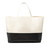 Celine Bicolor Calfskin Horizontal Cabas Tote Secondhand