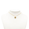 Dior Gold Plated CD Logo Round Pendant Necklace Secondhand