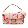 Fendi Zucca Embroidered Canvas Baguette Satchel Secondhand