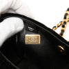 Chanel Mini Quilted Velvet Top Handle Flap Secondhand