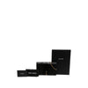 Saint Laurent Croc Embossed Patent Cassandre Wallet On Chain Secondhand