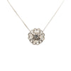 Secondhand Chanel CC Brass Strass Clover Pendant Necklace