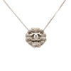 Secondhand Chanel CC Brass Strass Clover Pendant Necklace