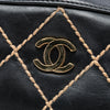 Chanel CC Lambskin Wild Stitch Handbag Secondhand