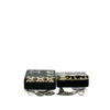 Chanel CC Resin Rhinestone Square Clip On Earrings Secondhand
