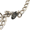Chanel Silver and Resin CC Camellia Pendant Necklace Secondhand
