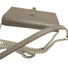 Secondhand Saint Laurent Small Croc Embossed Leather Monogram Kate Tassel Crossbody