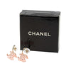 Chanel Resin Crystal CC Push Back Earrings Secondhand