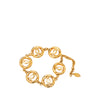 Secondhand Chanel CC Gold Plated Charms Link Bracelet