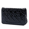 Chanel CC Quilted Patent Wallet On Chain Secondhand