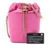 Chanel Small CC Quilted Caviar Drawstring Bucket Bag Secondhand