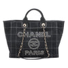Chanel Medium Canvas Stitched Deauville Tote Secondhand
