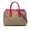Gucci GG Supreme Linea A Satchel Secondhand