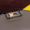 Celine Suede Calfskin and Pony Hair Diamond Clutch Secondhand