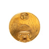 Chanel CC Gold Plated Grapevine Round Clip On Earrings Secondhand