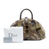 Dior Camouflage Coated Canvas Double Saddle Bowler Bag Secondhand