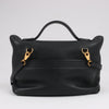HERMES 24/24 29 Togo Leather Handbag in Black and Gold Metal Fittings D: 2019 Secondhand