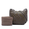 Bottega Veneta Nappa and Patent Intrecciato Crossbody Secondhand