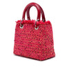 Dior Medium Tweed Fringe Rhinestone Lady Dior Secondhand