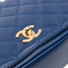 Chanel Small Quilted Caviar Carry Around Flap Secondhand