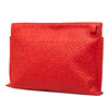 LOEWE Embossed Anagram Leather Repeat T Clutch Secondhand