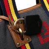 Fendi Mini Denim Lock Shopping Tote Secondhand