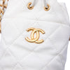 Chanel Mini Quilted Caviar Twist Your Buttons Drawstring Bucket Bag Secondhand