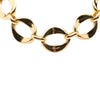 Chanel Gold Plated Oval Chain Link Choker Necklace Secondhand