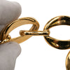 Chanel Gold Plated Oval Chain Link Choker Necklace Secondhand