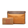 LOEWE Leather Anagram Clutch Secondhand