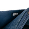 Chanel Quilted Denim Camellia Wallet On Chain Denim Secondhand