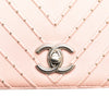 Chanel Chevron Calfskin Studded Full Flap Secondhand
