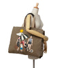 Dolce & Gabbana Canvas Family Beach Print Tote Secondhand