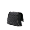Chanel Small Quilted Grained Calfskin CC Round Clasp Accordion Flap Secondhand