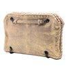 Bottega Veneta Intrecciato Trimmed Metallic Leather Duo Shoulder Bag Secondhand