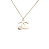 Chanel CC Gold Plated and Enamel Flower Pendant Necklace Secondhand