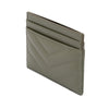 Saint Laurent Grain de Poudre Matelasse Chevron Cassandre Card Holder Secondhand