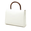 Chanel CC Caviar Kelly Wood Top Handle Bag Secondhand