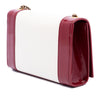 Secondhand Saint Laurent Small Bicolor Lambskin and Patent Monogram Kate Chain Shoulder Bag