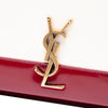 Secondhand Saint Laurent Small Bicolor Lambskin and Patent Monogram Kate Chain Shoulder Bag