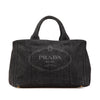 Prada Canvas Canapa Logo Satchel Secondhand