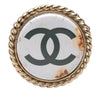 Chanel CC Resin Gold Plated Pin Brooch Secondhand